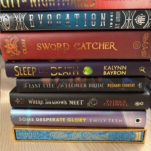 Stack of 8 special edition books - Fairyloot, Bookish Box, FaeCrate and Owlcrate